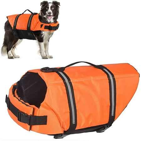 Dog Life Jacket Adjustable Pet Safety Vest with Reflective Stripes Swimming Coat for Small Medium Large Dogs
Dog Life Jacket Adjustable Pet Safety Vest with Reflective Stripes Swimming Coat for Small Medium Large Dogs