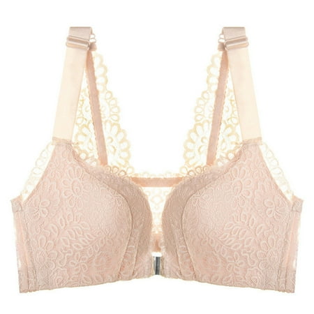 Front Buckle Wireless Padded Bra Compression Wirefree Push Up Bra Christmas Thanksgiving Birthday Gift 44 Skin Color C
Front Buckle Wireless Padded Bra Compression Wirefree Push Up Bra Christmas Thanksgiving Birthday Gift 44 Skin Color C