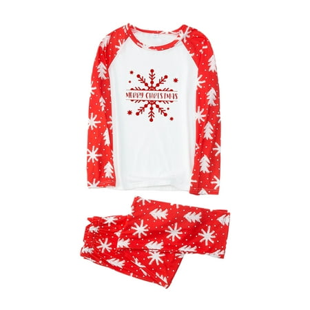 Binpure Christmas Family Matching Pajamas Set Snow Print Long Sleeve T-shirt with Elastic Waist Pants
Binpure Christmas Family Matching Pajamas Set Snow Print Long Sleeve T-shirt with Elastic Waist Pants