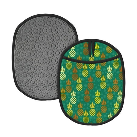 Naloa Pineapples1 Silicone Pot Holders Oven Mitts Heat Resistant Hot Pads Non Slip Pot Holder for Kitchen Baking and Cooking 9.4 x 7.5 Inches
Naloa Pineapples1 Silicone Pot Holders Oven Mitts Heat Resistant Hot Pads Non Slip Pot Holder for Kitchen Baking and Cooking 9.4 x 7.5 Inches