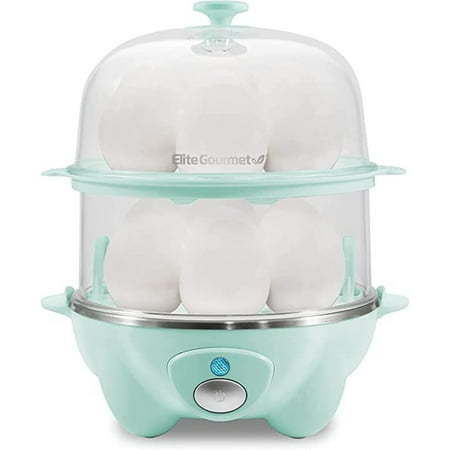 Elite Gourmet Automatic 2-Tier Egg Cooker/Steamer