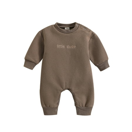 Xinduolei Toddler Boys Long Sleeve Solid Letter Prints Fall Winter Rompers Kids Jumpsuits
Xinduolei Toddler Boys Long Sleeve Solid Letter Prints Fall Winter Rompers Kids Jumpsuits