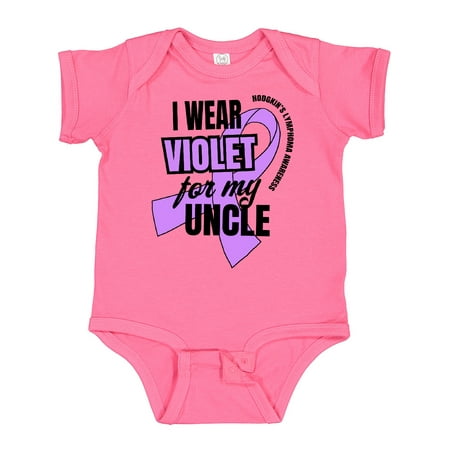 Inktastic I Wear Violet for My Uncle Hodgkins Lymphoma Awareness Gift Baby Boy or Baby Girl Bodysuit
Inktastic I Wear Violet for My Uncle Hodgkins Lymphoma Awareness Gift Baby Boy or Baby Girl Bodysuit