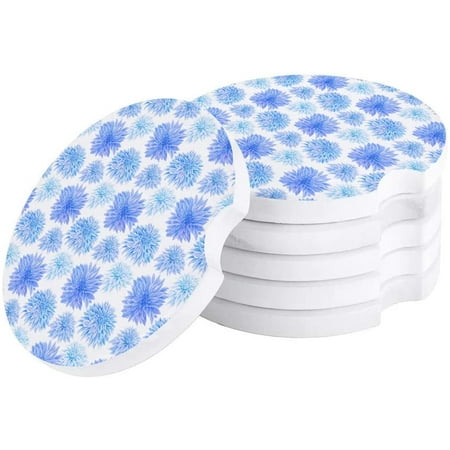 KXMDXA Blue Flower Blooming Chrysanthemum Set of 2 Car Coaster for Drinks Absorbent Ceramic Stone Coasters Cup Mat with Cork Base for Home Kitchen Room Coffee Table Bar Decor
KXMDXA Blue Flower Blooming Chrysanthemum Set of 2 Car Coaster for Drinks Absorbent Ceramic Stone Coasters Cup Mat with Cork Base for Home Kitchen Room Coffee Table Bar Decor