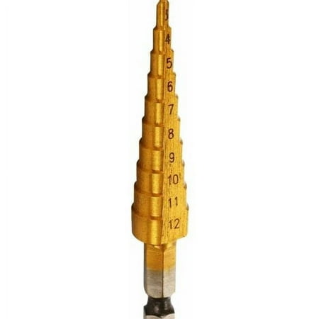 3-12mm Metric Range for Multipurpose Hole Cutting High-Speed Steel Step Drill Bit Set 
3-12mm Metric Range for Multipurpose Hole Cutting High-Speed Steel Step Drill Bit Set
