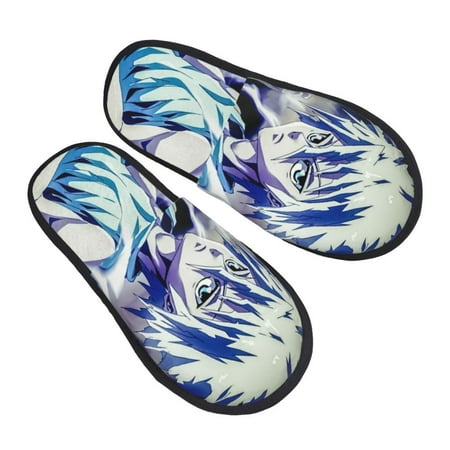 Godspeed Killua Mens Clog Furry Slippers Indoor House Shoes