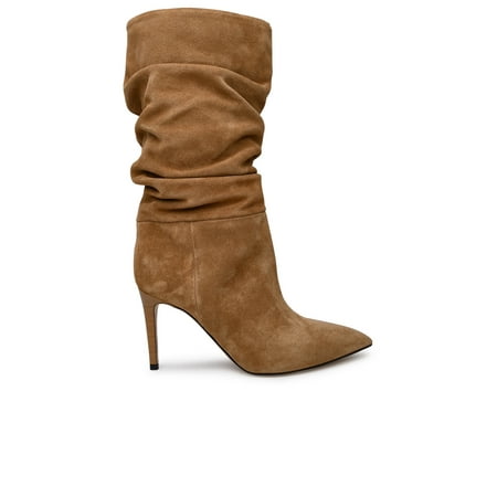 Paris Texas Woman Camel Velour Slouchy Boots