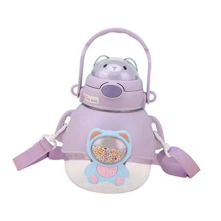 Tea Water Cup Water Bottle with tubularis Cartoon Cute Wide Opening Cute Bear tubularis Bottle Portable Drinking Cup for Girls Women Teen Hiking Violet
Tea Water Cup Water Bottle with tubularis Cartoon Cute Wide Opening Cute Bear tubularis Bottle Portable Drinking Cup for Girls Women Teen Hiking Violet