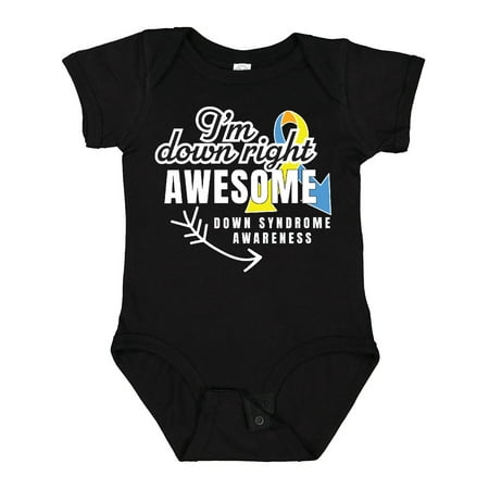 Inktastic Im Down Right Awesome Down Syndrome Awareness with Arrow Gift Baby Boy or Baby Girl Bodysuit
Inktastic Im Down Right Awesome Down Syndrome Awareness with Arrow Gift Baby Boy or Baby Girl Bodysuit