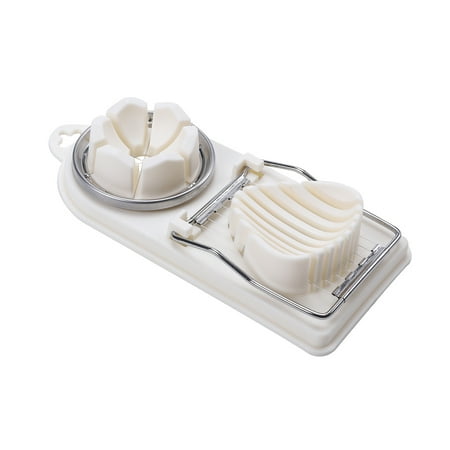 HOMEMAXS 2pcs Egg Splitters 2-in-1 Multifunctional Egg Slicers Fruit Egg Cutter Egg Segmentation Tool for Home Kitchen (White)
HOMEMAXS 2pcs Egg Splitters 2-in-1 Multifunctional Egg Slicers Fruit Egg Cutter Egg Segmentation Tool for Home Kitchen (White)