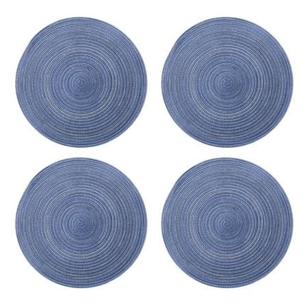 Meizhencang 4Pcs Placemat Round Clear Texture Cotton Tea Coffee Bowl Cup Coaster for Kitchen
Meizhencang 4Pcs Placemat Round Clear Texture Cotton Tea Coffee Bowl Cup Coaster for Kitchen