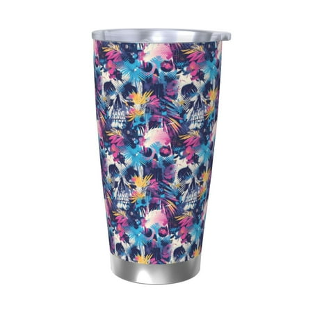 Zeuib cool Skull colorful Printed 20oz Stainless Steel Insulated Car Cup Stainless Steel Thermal Cup Vacuum Insulated Leak-proof Travel Mug Cup-Without Straw
Zeuib cool Skull colorful Printed 20oz Stainless Steel Insulated Car Cup Stainless Steel Thermal Cup Vacuum Insulated Leak-proof Travel Mug Cup-Without Straw
