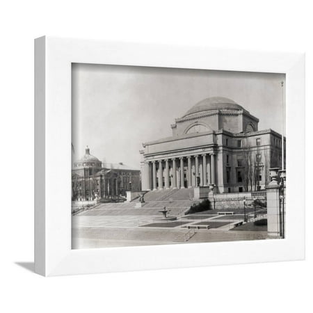 Exterior of Columbia University Framed Print Wall Art