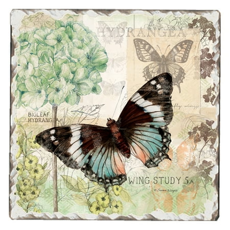 CounterArt Butterfly Hydrangea 1 Pack Single Absorbent Stone Tumbled Tile Coaster 4 Square
CounterArt Butterfly Hydrangea 1 Pack Single Absorbent Stone Tumbled Tile Coaster 4 Square