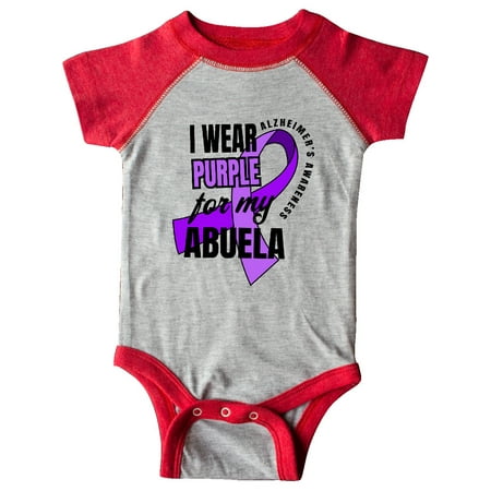 Inktastic Alzheimers Awareness I Wear Purple For My Abuela Gift Baby Boy or Baby Girl Bodysuit
Inktastic Alzheimers Awareness I Wear Purple For My Abuela Gift Baby Boy or Baby Girl Bodysuit