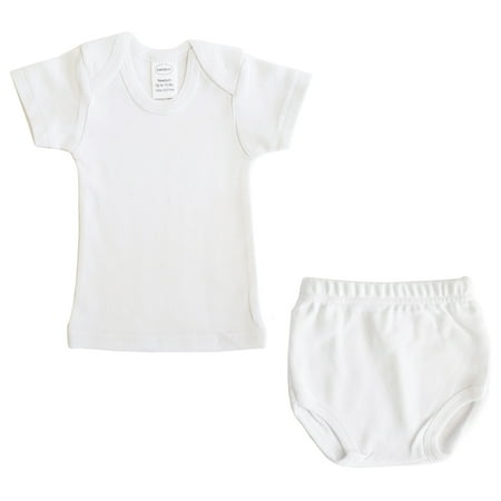 Bambini White Interlock T- Shirt & Panty Set (Baby Boys or Baby Girls Unisex)
Bambini White Interlock T- Shirt & Panty Set (Baby Boys or Baby Girls Unisex)