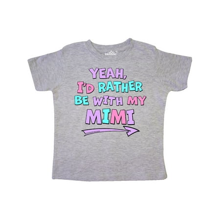 Inktastic Yeah I d Rather Be with My Mimi in Pink Blue and Purple Gift Toddler Boy or Toddler Girl T-Shirt
Inktastic Yeah I d Rather Be with My Mimi in Pink Blue and Purple Gift Toddler Boy or Toddler Girl T-Shirt