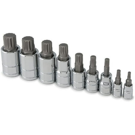 Titan Tools 16144 9pc Triple Square Socket Set - 9 Piece