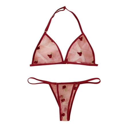 Intimates Bra New Fashion G-String Thong Sleepwear Underwear Lingerie Flower Lace Polyester no underwire sports bra Red
Intimates Bra New Fashion G-String Thong Sleepwear Underwear Lingerie Flower Lace Polyester no underwire sports bra Red