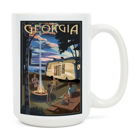 15 fl oz Ceramic Mug Georgia Retro Camper and Lake Dishwasher & Microwave Safe
15 fl oz Ceramic Mug Georgia Retro Camper and Lake Dishwasher & Microwave Safe