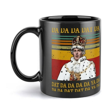 King George III Ceramic black double-sided mug coffee and tea cup 11oz
King George III Ceramic black double-sided mug coffee and tea cup 11oz