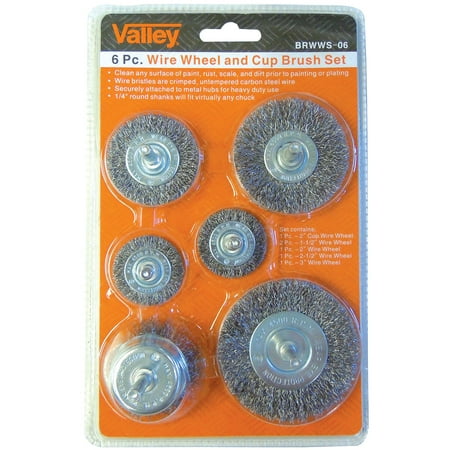 Valley 6pc Deluxe Wire Wheel Set