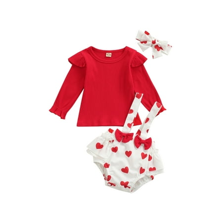 Pudcoco Infant Baby Girl Valentine s Day Outfit Long Sleeve Top Love Heart Suspender Shorts Skirt Headband
Pudcoco Infant Baby Girl Valentine s Day Outfit Long Sleeve Top Love Heart Suspender Shorts Skirt Headband
