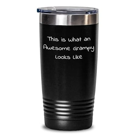 Amangny Funny Grampy Graduation Gifts for Grandpa - 20oz/30oz Stainless Steel Vacuum Insulated Tumbler with Quote This Is What An Awesome Grampy Looks Like Gifts from Men to Grampy Gifts for Grampy
Amangny Funny Grampy Graduation Gifts for Grandpa - 20oz/30oz Stainless Steel Vacuum Insulated Tumbler with Quote This Is What An Awesome Grampy Looks Like Gifts from Men to Grampy Gifts for Grampy