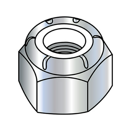 8-32 NM Nylon Insert Hex Lock Nut Zinc (Pack Qty 2 000) BC-08NS