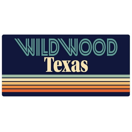 Wildwood Texas 5 x 2.5-Inch Fridge Magnet Retro Design