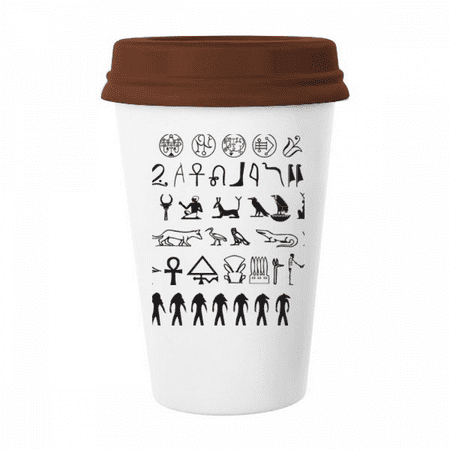 Egypt Hieroglyphs Fresco Illustration Pattern Mug Coffee Drinking Glass Pottery Cerac Cup Lid
Egypt Hieroglyphs Fresco Illustration Pattern Mug Coffee Drinking Glass Pottery Cerac Cup Lid