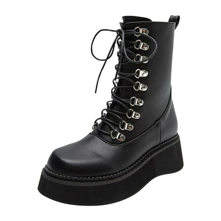 Valentine s Day Deals!2022 Juebong Women Boots Pointed Shoes Zip High Gang Shoes Winter Mid Heel Chain Lace-up Shoes
Valentine s Day Deals!2022 Juebong Women Boots Pointed Shoes Zip High Gang Shoes Winter Mid Heel Chain Lace-up Shoes