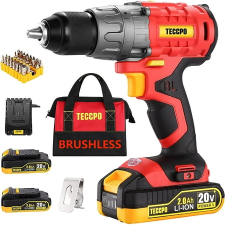 JSTCL Cordless Drill20V Drill Set Power DrillBrushless Drill Driver with 2 Batteries530 In-lbs1/2 All-Metal Chuck21+1 Torque Settings0-1500RPM Variable Speed33pcs Accessories with Case
JSTCL Cordless Drill20V Drill Set Power DrillBrushless Drill Driver with 2 Batteries530 In-lbs1/2 All-Metal Chuck21+1 Torque Settings0-1500RPM Variable Speed33pcs Accessories with Case