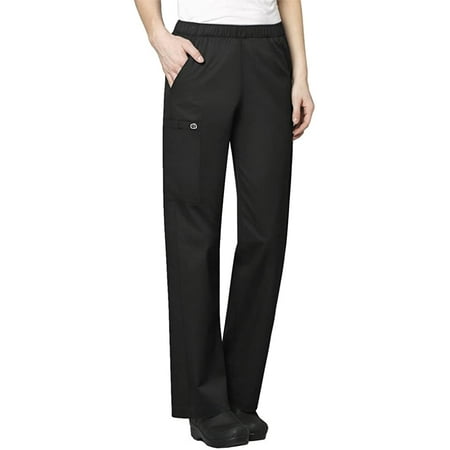 WonderWink Womens Plus-Size Wonderwork Pull-On Cargo Scrub Pant