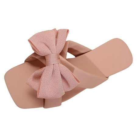 GHSOHS Womens Sandals Summer Slippers Flip Flops Leather Sandals for Women Sandals Fashion Bow Decoration Open Toe Breathable Flat Sandals Comfort Beach Slippers Beach Shoes Casual Shoes
GHSOHS Womens Sandals Summer Slippers Flip Flops Leather Sandals for Women Sandals Fashion Bow Decoration Open Toe Breathable Flat Sandals Comfort Beach Slippers Beach Shoes Casual Shoes