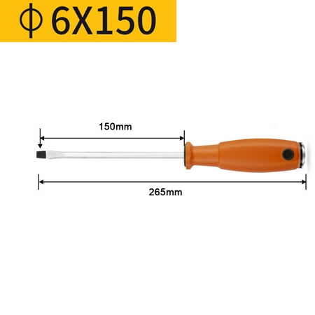 Knockable Screwdriver Head Impact Driver Slotted Cross Hard Piercing Vibration Slotted 6*150
Knockable Screwdriver Head Impact Driver Slotted Cross Hard Piercing Vibration Slotted 6*150