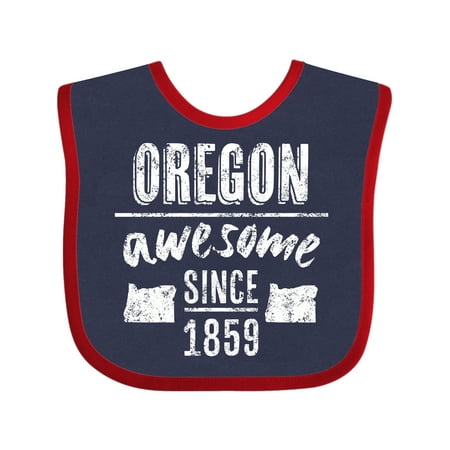 Inktastic Oregon Awesome Since 1859 Gift Baby Boy or Baby Girl Bib