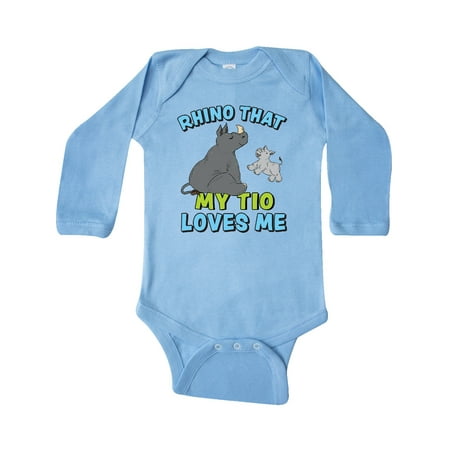 Inktastic Rhino That My Tio Loves Me with Cute Rhinos Gift Baby Boy or Baby Girl Long Sleeve Bodysuit
Inktastic Rhino That My Tio Loves Me with Cute Rhinos Gift Baby Boy or Baby Girl Long Sleeve Bodysuit