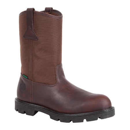 Georgia Boot Homeland Steel Toe Waterproof Wellington Size 8(W)