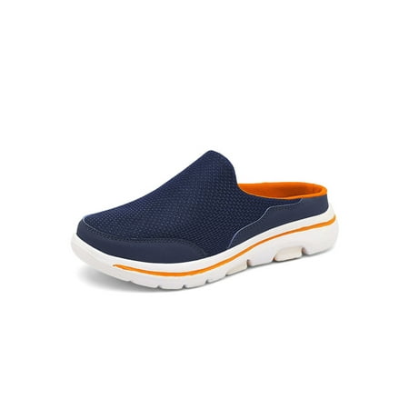 Fangasis Womens Slip-on Sneakers Mens Breathable Backless Mule Walking Flats Shoes Blue Orange 8.5
Fangasis Womens Slip-on Sneakers Mens Breathable Backless Mule Walking Flats Shoes Blue Orange 8.5