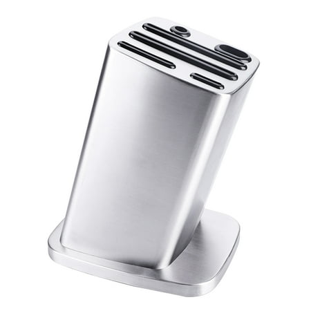 6-Slots Kitchen Block Anti-skid Stainless Steel Holder Scissor Storage Rack Tilt Style Inserted Organizer for Indoor Outdoor Camping (Silver)
6-Slots Kitchen Block Anti-skid Stainless Steel Holder Scissor Storage Rack Tilt Style Inserted Organizer for Indoor Outdoor Camping (Silver)
