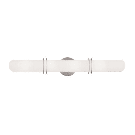 Bathroom Vanity 4 Light With Hand Blown Satin Opal White Glass Brushed Nickel size 27 in 240 Watts - World of Crystal
Bathroom Vanity 4 Light With Hand Blown Satin Opal White Glass Brushed Nickel size 27 in 240 Watts - World of Crystal