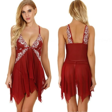 Plus Size Womens Sexy Lace Lingerie Nightwear Ladies Babydoll Sleepwear Dress Red XXL
Plus Size Womens Sexy Lace Lingerie Nightwear Ladies Babydoll Sleepwear Dress Red XXL