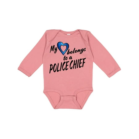 Inktastic My Heart Belongs to a Police Chief with Blue Heart Gift Baby Boy or Baby Girl Long Sleeve Bodysuit
Inktastic My Heart Belongs to a Police Chief with Blue Heart Gift Baby Boy or Baby Girl Long Sleeve Bodysuit