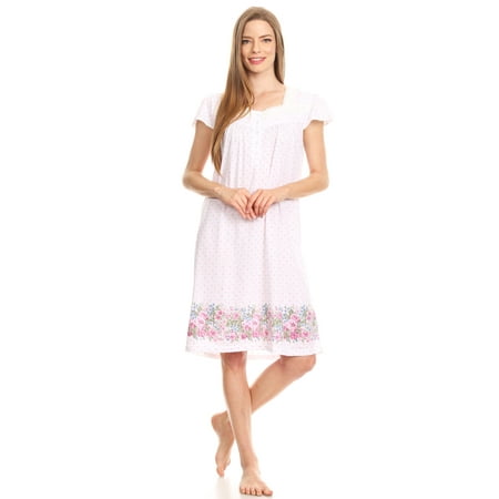 Lati Fashion Women Nightgowns Short Sleeve Female Nightgowns & Sleepshirts Pink XXXL
Lati Fashion Women Nightgowns Short Sleeve Female Nightgowns & Sleepshirts Pink XXXL