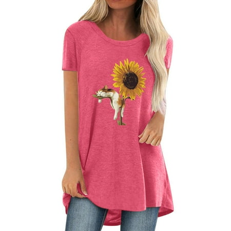 Womens 2022 Trendy Casual Cute Graphic Tshirt Shirts Short Sleeve Loose Tee Tops Tunic Blouse Corset Tops Ladies Going Out Plus Size Y2k Tees Fall Winter Boho Tunic Tops Party Sexy Print Tshirt
Womens 2022 Trendy Casual Cute Graphic Tshirt Shirts Short Sleeve Loose Tee Tops Tunic Blouse Corset Tops Ladies Going Out Plus Size Y2k Tees Fall Winter Boho Tunic Tops Party Sexy Print Tshirt