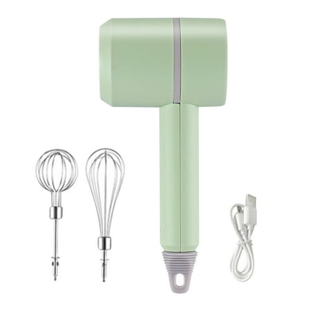 3 Speeds Cooking Tool Beater Barbecue Hanging Hole Food Cream 2 Mixer Heads