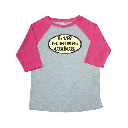 Inktastic Law School Chick Heart Text Gift Toddler Toddler Girl T-Shirt