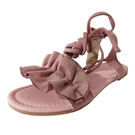 ZMHEGW Fashion Summer Women Flock Beach Lace Up Soft Sole Casual Open Toe Non Slip Flat Breathable Shoes Sandals
ZMHEGW Fashion Summer Women Flock Beach Lace Up Soft Sole Casual Open Toe Non Slip Flat Breathable Shoes Sandals