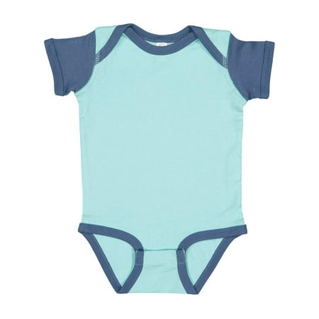 Infant Baby Rib Bodysuit Chill / Indigo 18M